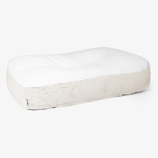 Sloucher XL Kutyaágy - Sztintetikus Nyúlszőr Fehér 01