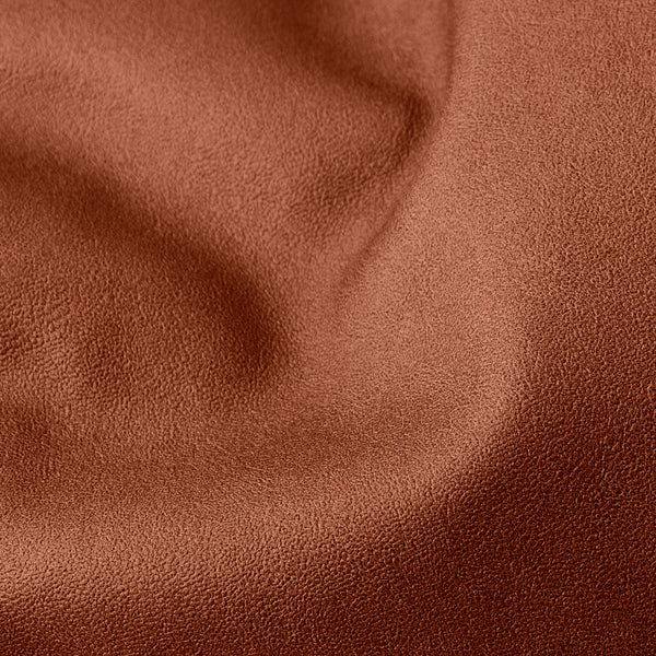 Nagyméretű Zsámoly - Vegán Bőr Gesztenye Fabric Close-up Image